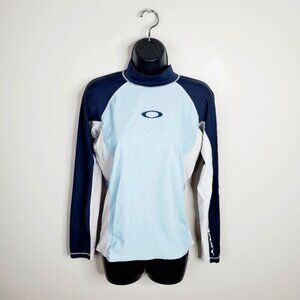 Oakley Colorblock Surf Swim Beach Resort Rashguard Top L
